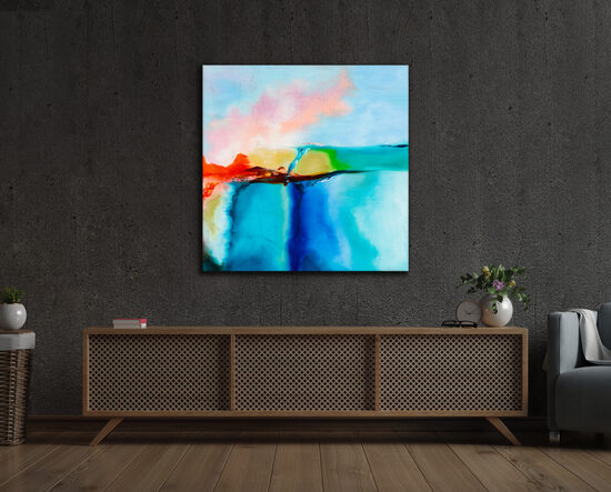 Vászonnyomat - 90x90 cm - Nausza 